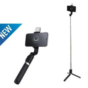 SELFIE STICK Y TRIPODE 2 EN 1 UNNO TECKNO PH1804BK #850030983367