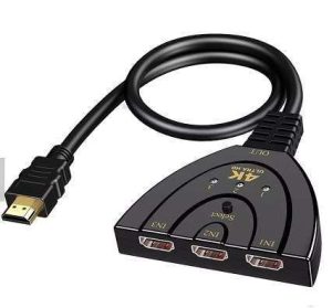 SWITCH HDMI 3 VIAS OUT HDMI PIGTAIL CABLE SUPPORTS 4K 2K 1080P VIDEO AUDIO OU