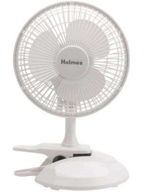 VENTILADOR CLIP 6"" BLANCO HOLMES HCF0611A