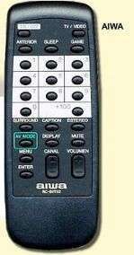 CONTROL REMOTO TV AIWA