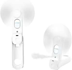 VENTILADOR DE MANO/MESA RECARGABLE BLANCO DOUBFIVSY #B08ZD2PPCJ