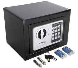 "CAJA FUERTE DIGITAL 0.17 CF DE 9 X 6.7 X 6.7 "" ROVSUN B0796P55CT"