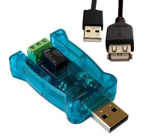 CONTROLADOR DE RELE USB PARA COMPUTADORA Y LAPTOP SH-UR01A DSD TECH