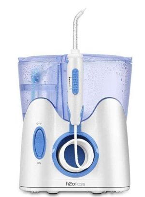 LIMPIADOR DIENTES CON AGUA 3 MODOS Y 4 PUNTAS DE CHORRO MULTIFUNCIÓN TEETHCON