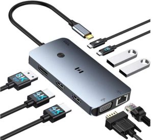 DOCKING STATION 3 MONITORES USB-C SELORE 2 HDMI