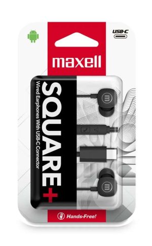AUDIFONO MAXELL USB TIPO C NEGRO 348566