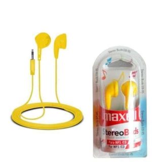 AUDIFONO MAXELL 347263 EB-95 AMARILLO