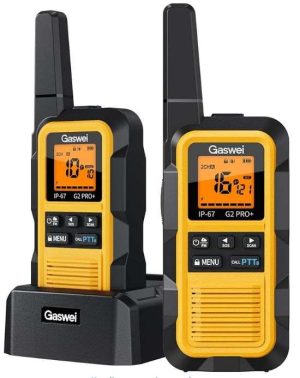 WALKIE TALKIE GASWEI G2PRO+ IMPERMEABLE P67 6 MILLAS