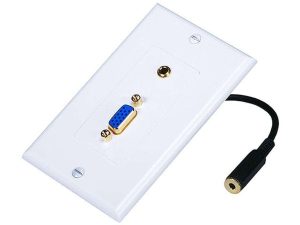 PLACA PARED VGA/3.5MM H # 4569 MONOPRICE