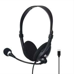 AUDIFONOS C/MICROFONO USB-C UNNO TECKNO HS7206BK #728662223666