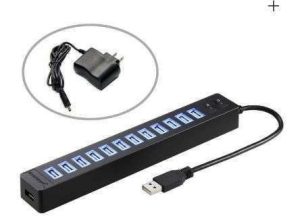 CONCENTRADOR USB 2.02 13 PUERTOS SABRENT HB-U14P CON ADAPTADOR