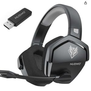 AURICULARES INALÁMBRICOS DUALES PARA CONSOLAS Y PC NUBWO G06 -AUDIO DE BAJA LATENCIA DE 23 MS