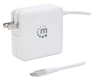 CARGADOR USB 5V C/USB A PARED CABLE 60W 180245 MANHATTAN