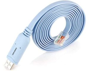 CABLE CONSOLA USB A RJ45 PARA PC, MAC, LINUX 1.8 MTS OIKWAN