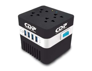 ESTABILIZADOR 500VA/250W RU-AVR604 CDP 4 USB 4 TOMAS