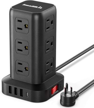 PROTECTOR 12 TOMAS/ 3 USB /1 USB-C DE TORRE SMALLRT #ZYC06