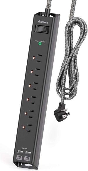 PROTECTOR 6 TOMAS 2 USB-C 2 USB-A ADDTAM #B0CGWK8M2Z