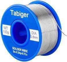 SOLDADURA ROLLO TABIGER 0.8MM 100G
