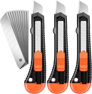 PAQUETE DE 3 CUTTER UTILITARIOS RETRACTILES JOYUMY #B0BT73PPD9