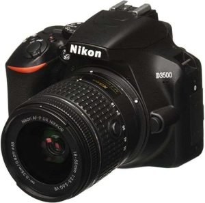 CAMARA DIGITAL NIKON D3500 24.2MP CON LENTE 18 A 55 MM