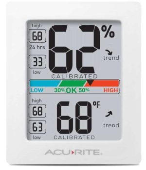HIGROMETRO/ TERMOMETRO DIGITAL HUMEDAD Y TEMPERATURA INTERIORES #01083M ACURITE