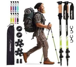 BASTONES SENDERISMO PAQ.2 TRAILBUDDY 7075