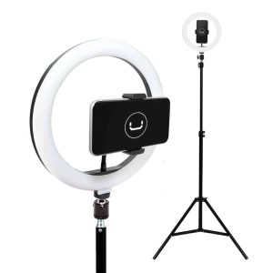 ARO DE LUZ 10" LED UNNO TECKNO PH1802BK #850030983138