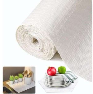ROLLO ALFOMBRA GABINETE SINTETICA LAVABLE BLANCA 26.3" X 20FT