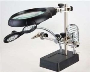 TERCERA MANO CON LUPA GTK-263 SKY