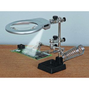 TERCERA MANO/LUPA/BASE CAUTIN HARBOR FREIGHT #65779