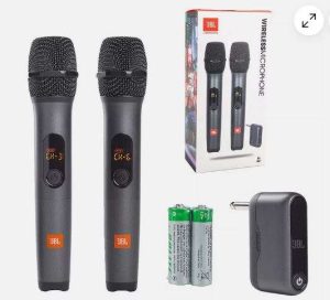 MICROFONOS INALAMBRICOS JBL DYNAMIC MICROPHONES/DUAL-CHANNEL RECEIVER