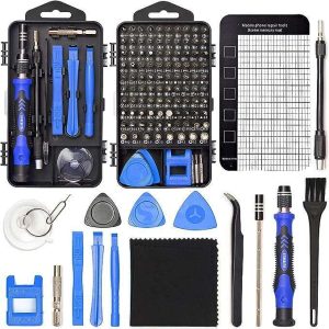 JUEGO DE DESTORNILLADORES DE PRECISION 124 PCS STREBITO #B0968D5PSC
