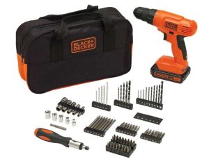 TALADRO CON IONES DE LITIO CON 100 ACCESORIOS BLACK & DECKER LD120VA 20-VOLT MAX