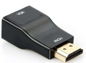 CONVERTIDOR HDMI A VGA 1080P M/H COMPUTADORA, ESCRITORIO, LAPTOP, PC PROYECTOR HDTV ROKU XBOX (NO B