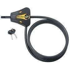 CANDADO CON CABLE 1.8 MTS CON LLAVES MASTER LOCK PYTHON 8419KA