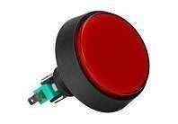 INTERRUPTOR BOTON SPST N.O.ROJO ILUM. 1