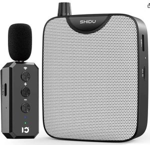 AMPLIFICADOR PORTABLE BLUETOOTH 35W C/MICROFONO SHIDU M500