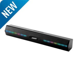 BARRA SONIDO BT SOUND BAR 17" CON LUCES LED UNNO TECKNO SP9354BK #850030983374