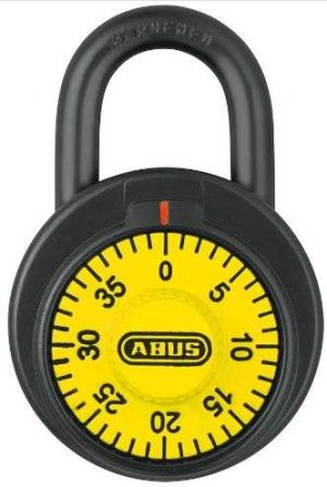 CANDADO COMBINACION ABUS 38/40 AMARILLO 9/32"