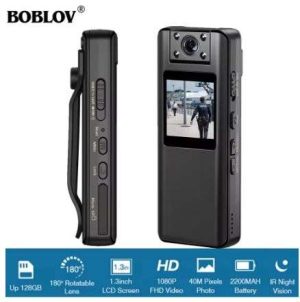 CÁMARA CORPORAL A22 128GB BOBLOV VISIÓN NOCTURNA 1080P