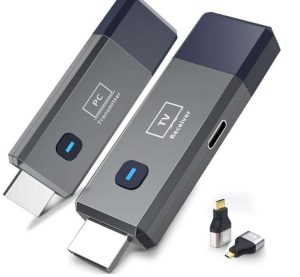 TRANSMISOR Y RECEPTOR HDMI INALÁMBRICO 165FT 4K PLUG AND PLAY 2.4G/5.8G
