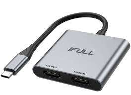 CONVERTIDOR USB C A 2 HDMI 4K HDTV 61893 GN