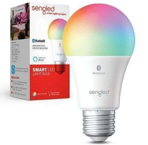 BOMBILLO MULTICOLOR BLUETOOTH 9W 800 LUMENS SENGLED B11-N1EW