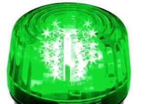 DIFUSOR P/LUZ ESTROBOSCOPICA VERDE