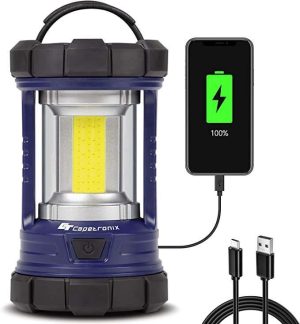 LINTERNA DE CAMPAMENTO LED DE 3200 LM 4600 MAH CT CAPETRONIX