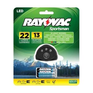 FOCO CABEZA RAYOVAC SPHLT3AAA-B SPORTSMAN