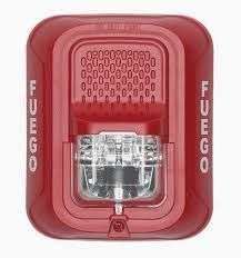 LUZ ESTROBOSCOPICA ALARMA INCENDIO SR 12/24VDC SYSCOM SENSOR