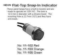 LUZ PILOTO 110 VAC ROJA 11-102 PHILMORE