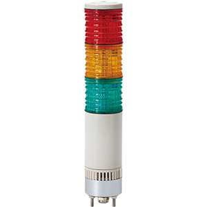 COLUMNA DE SEÑALIZACION LED ROJO/AMBAR/VERDE STB45ML-BZ-2-24-BW Q LIGTH