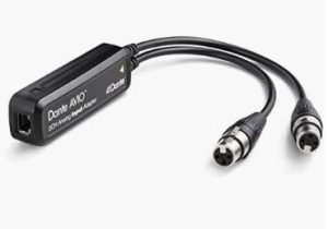 ADAPTADOR AUDINATE DANTE AVIO 2 CANALES ENTRADA ANALOGICA